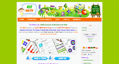 Desktop Screenshot of kizmath.com